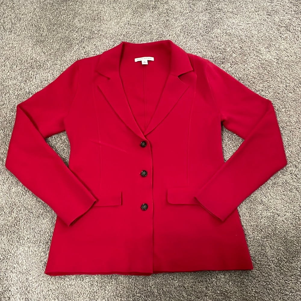 Banana Republic red blazer